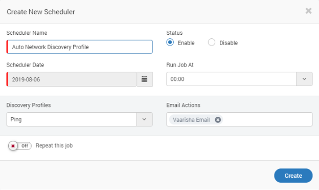 Auto Network discovery Profile