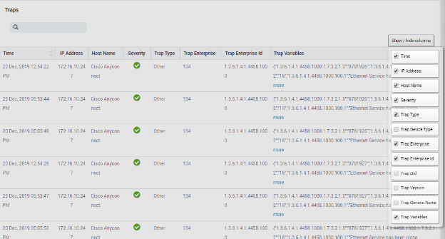 filters list