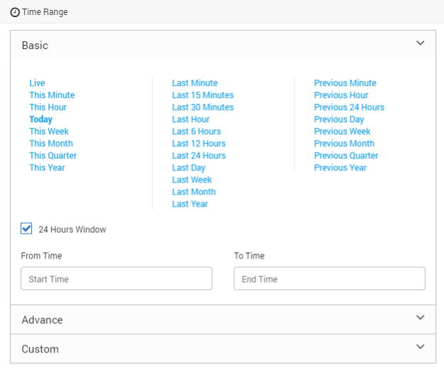 Basic Time Range