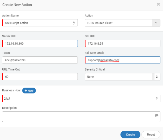 Configure TCTS Ticketing