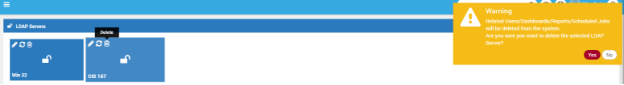 Delete LDAP Server
