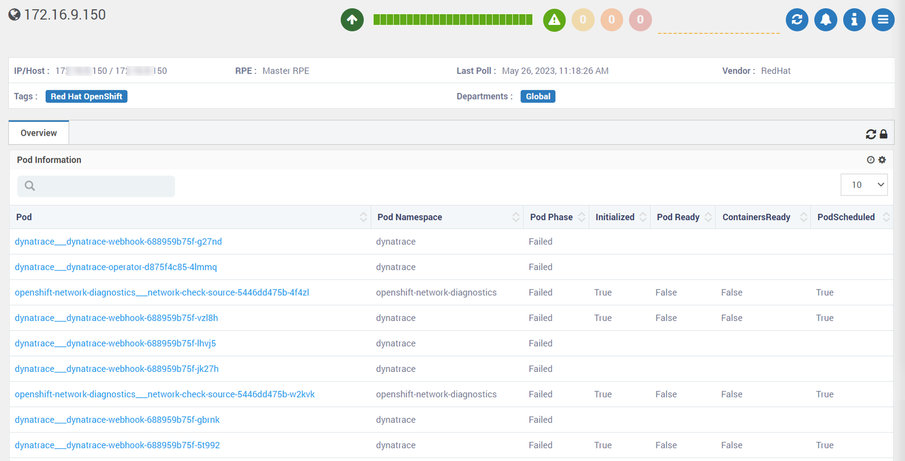 Red Hat OpenShift Plugin