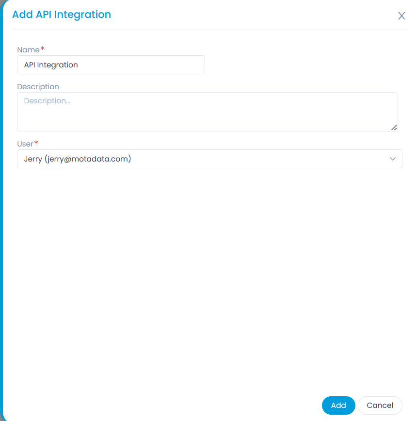 Add API Integration