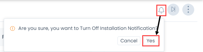 Enabling the Installation Notification