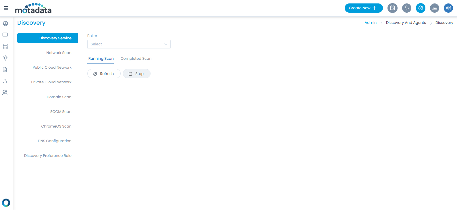 Asset Discovery Page