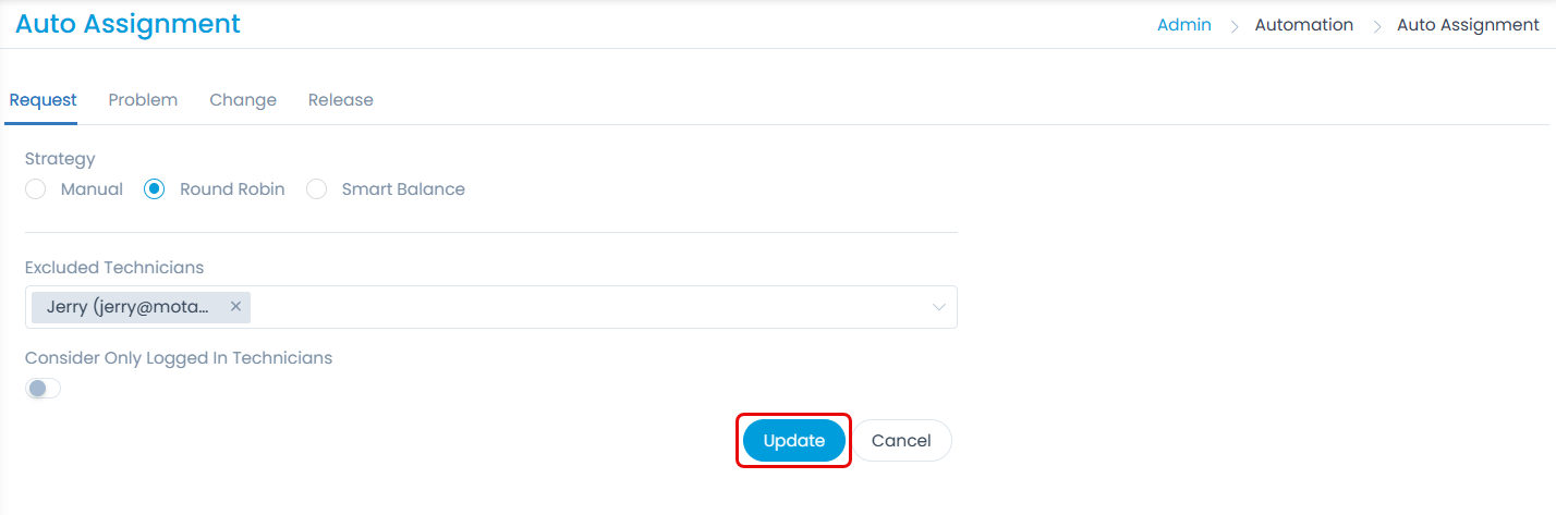 Auto Assignment Settings