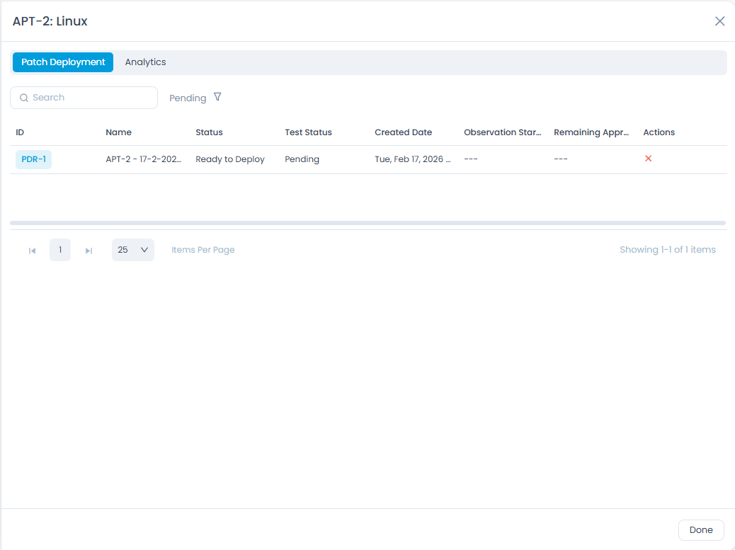 Viewing Automatic Patch Tests