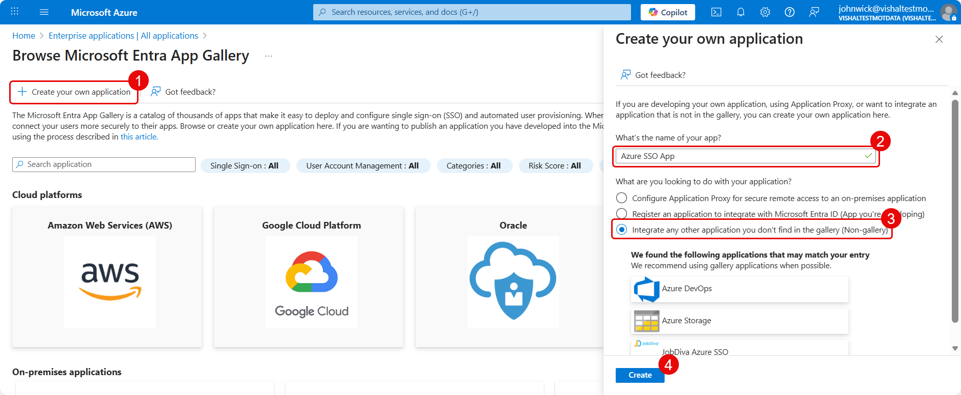 Create your own application
