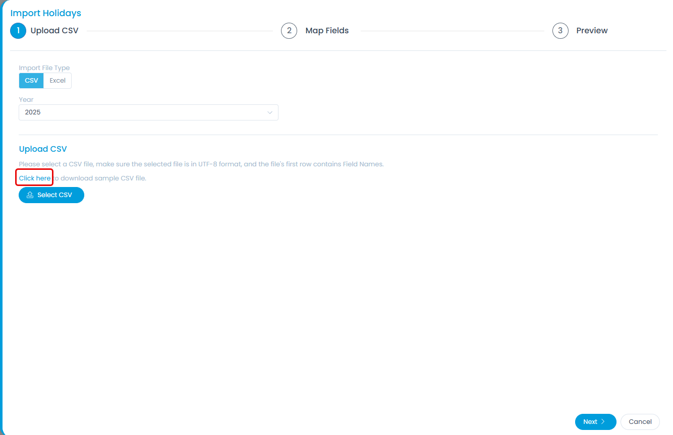Add Business Hour Page