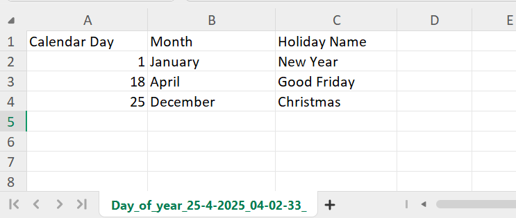 Add Business Hour Page