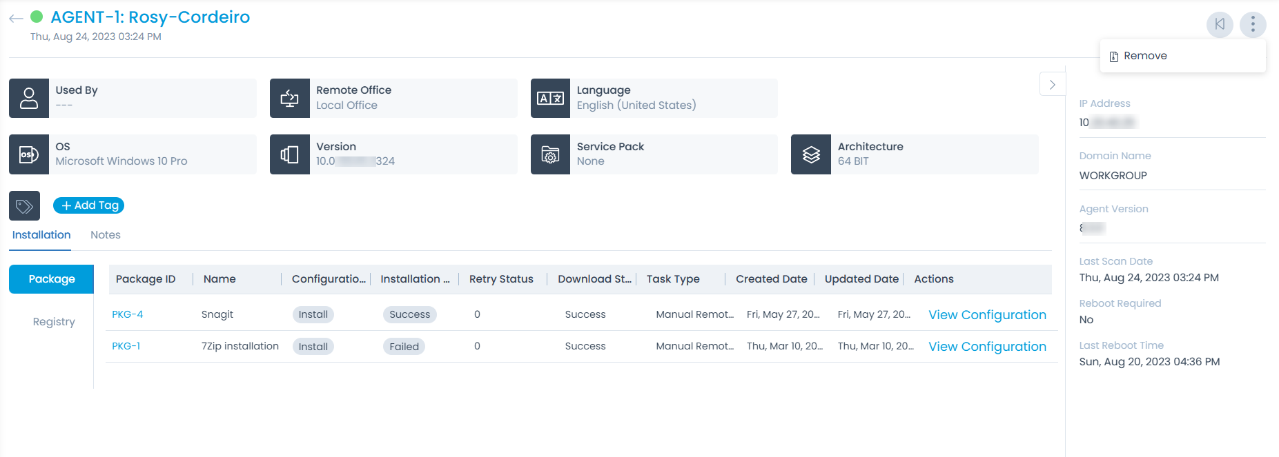 Computer Details Page