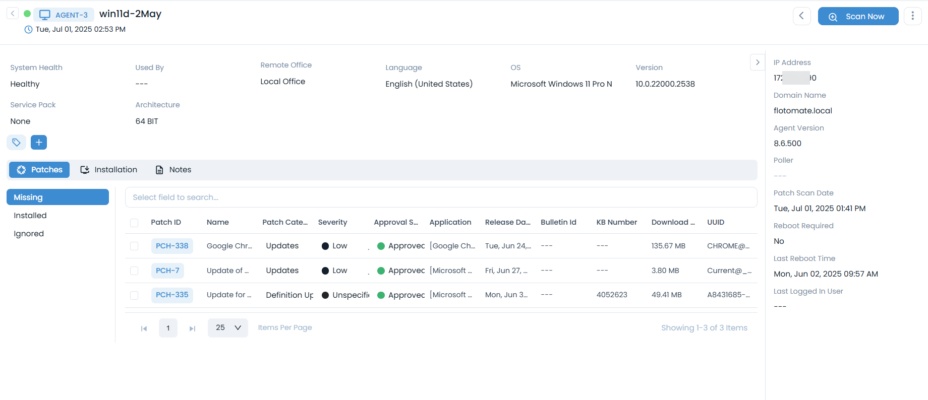 Computer Details Page