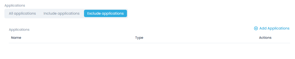 Add Applications Link