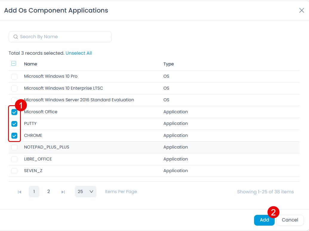 Adding OS Applications