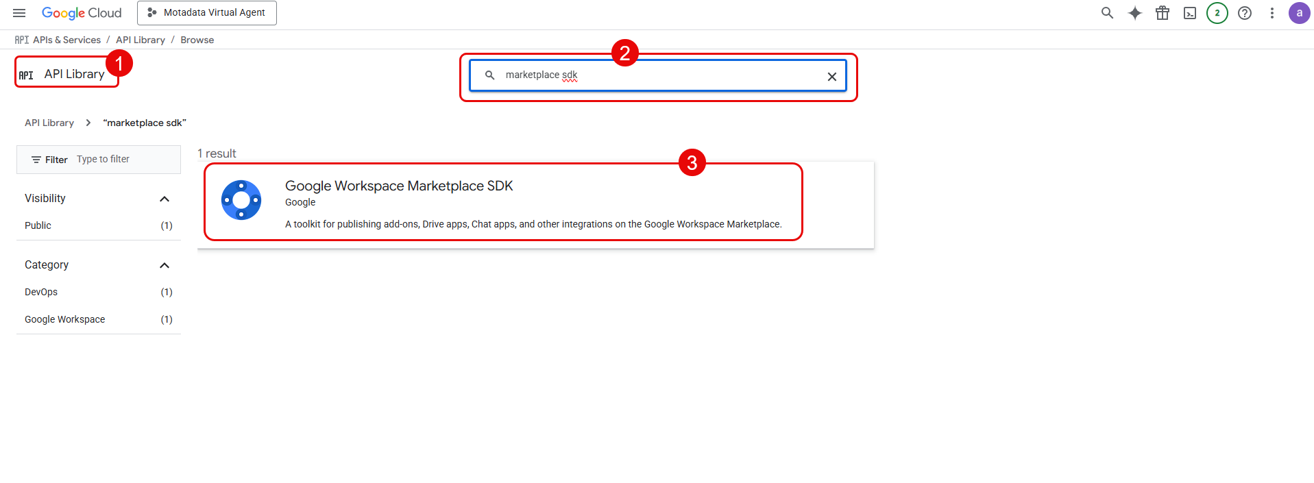 Google Workspace Marketplace SDK