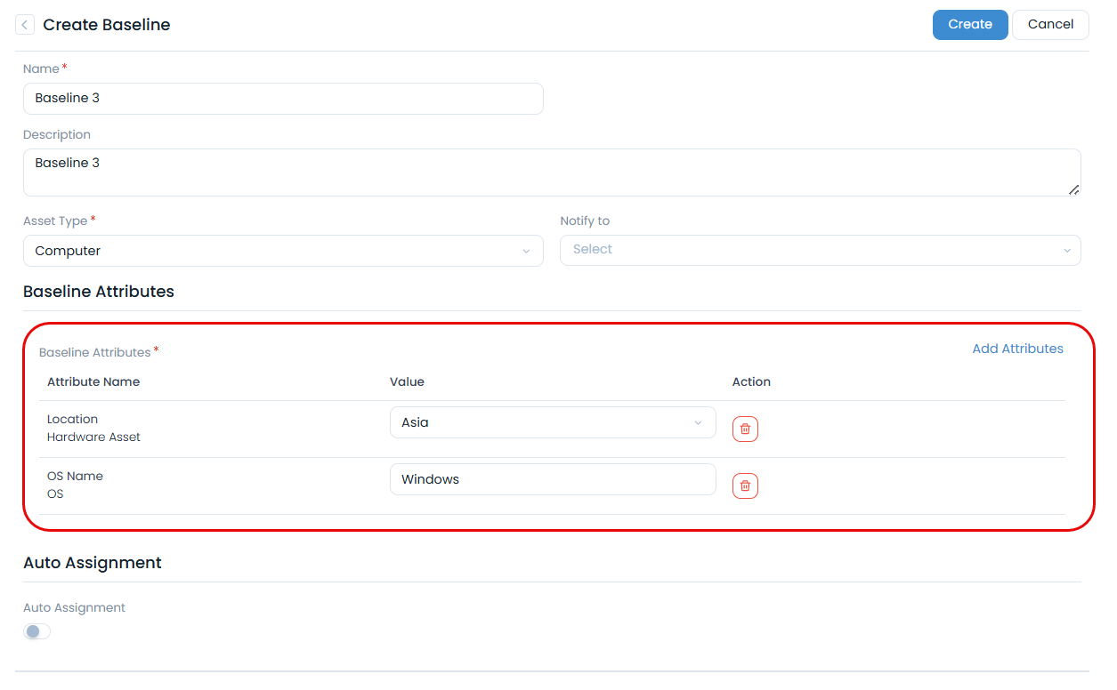 Add Values to the Attributes