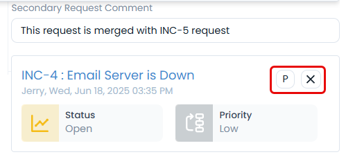 Make Secondary Request as the Primary Request