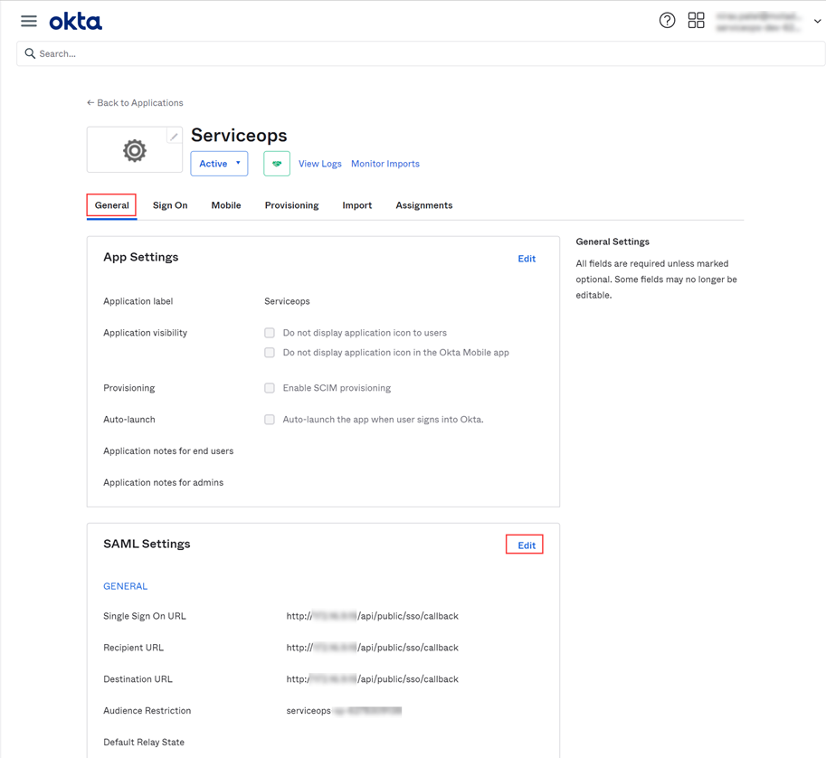 Setting up Single Sign-On with SAML