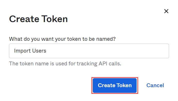 Create Token