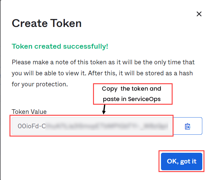 Create Token