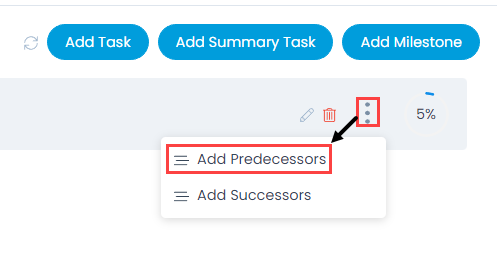 Add Predecessors Option