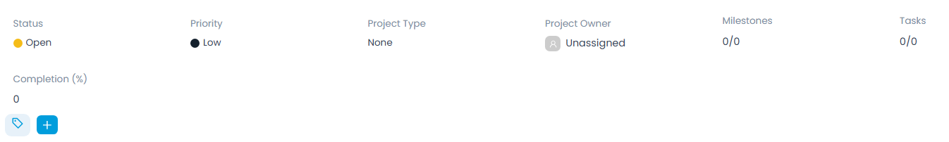 Properties of a Project