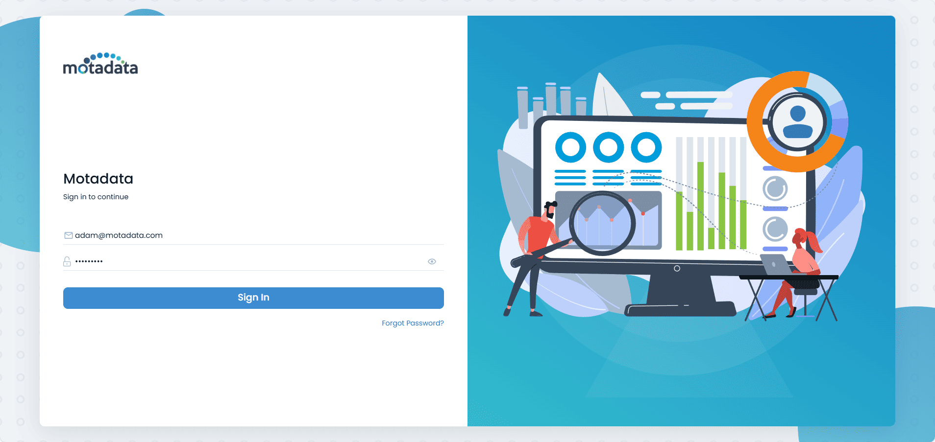Support Portal Login Page