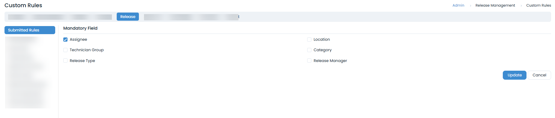 Rules to Submit a Release