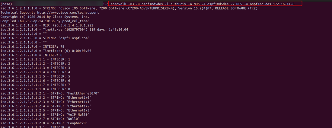 SNMP Credential Verification