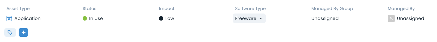 Classifiers of Asset