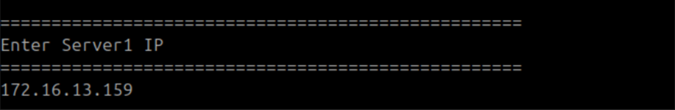 Terminal showing DC Slave application configuration completed successfully