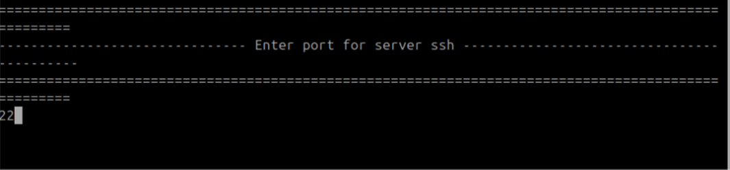 Terminal showing the SSH username and port entries on the DR machine during passwordless SSH setup
