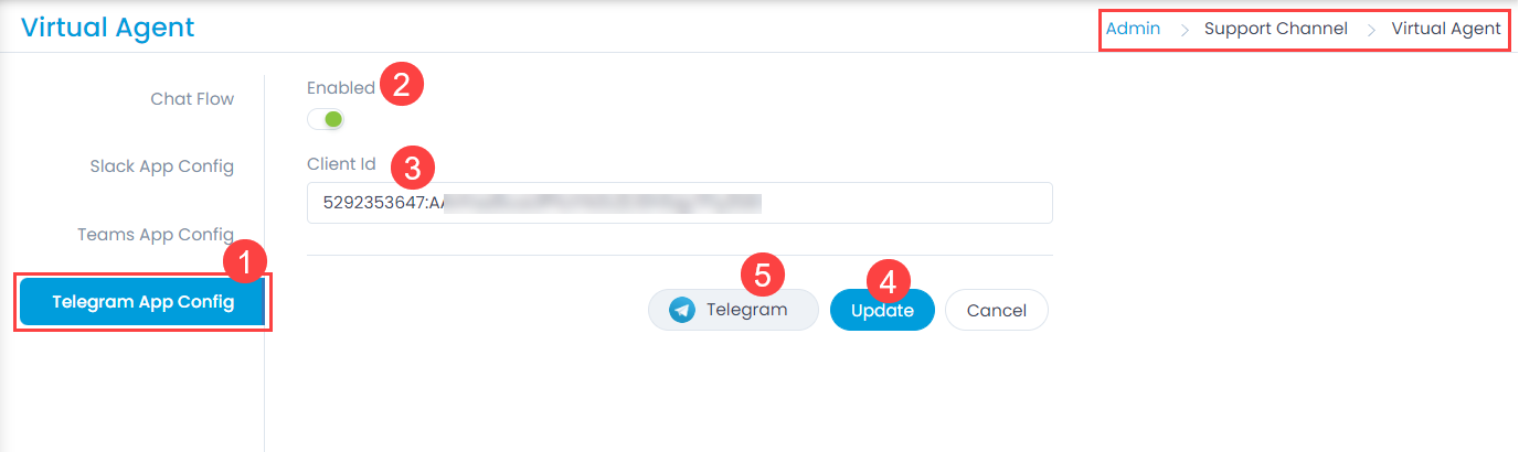 Telegram Messaging App