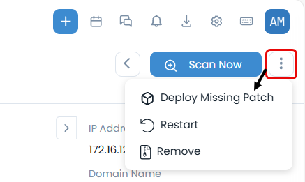 Deploy Missing Patch