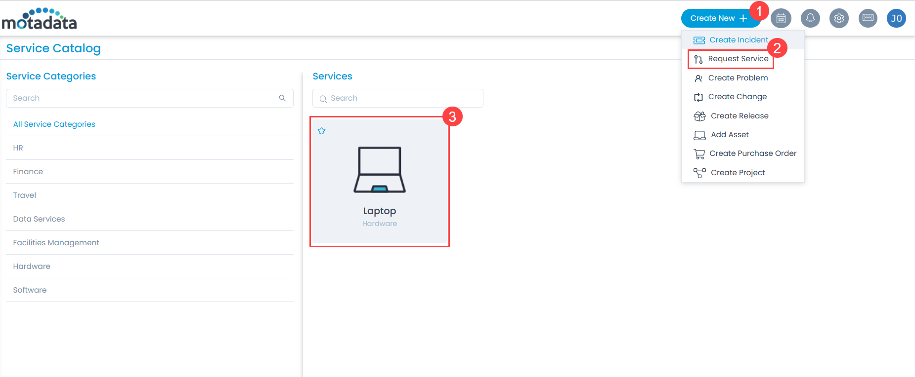 Published Service Catalog